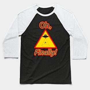 Alien Abduction Baseball T-Shirt